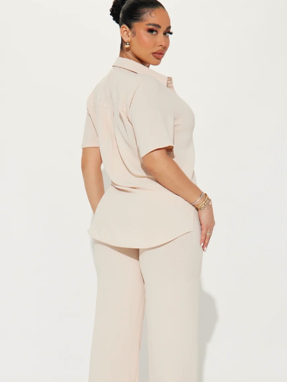 FASHION NOVA. Makenzie Short Sleeve Pant Set